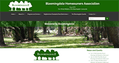 Desktop Screenshot of bloomingdalehoa.com